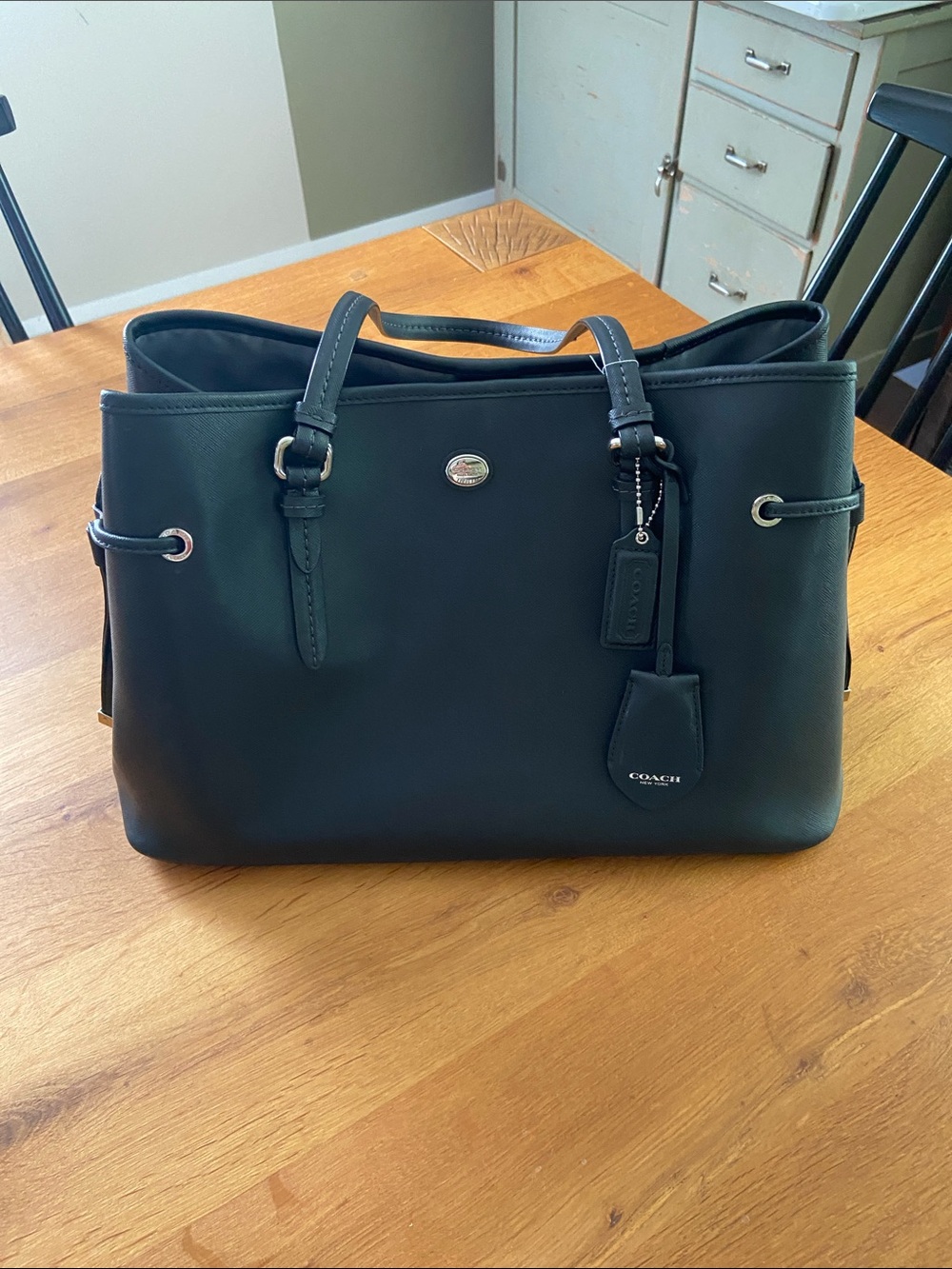 Coach Peyton Drawstring Tote with Coach Tags